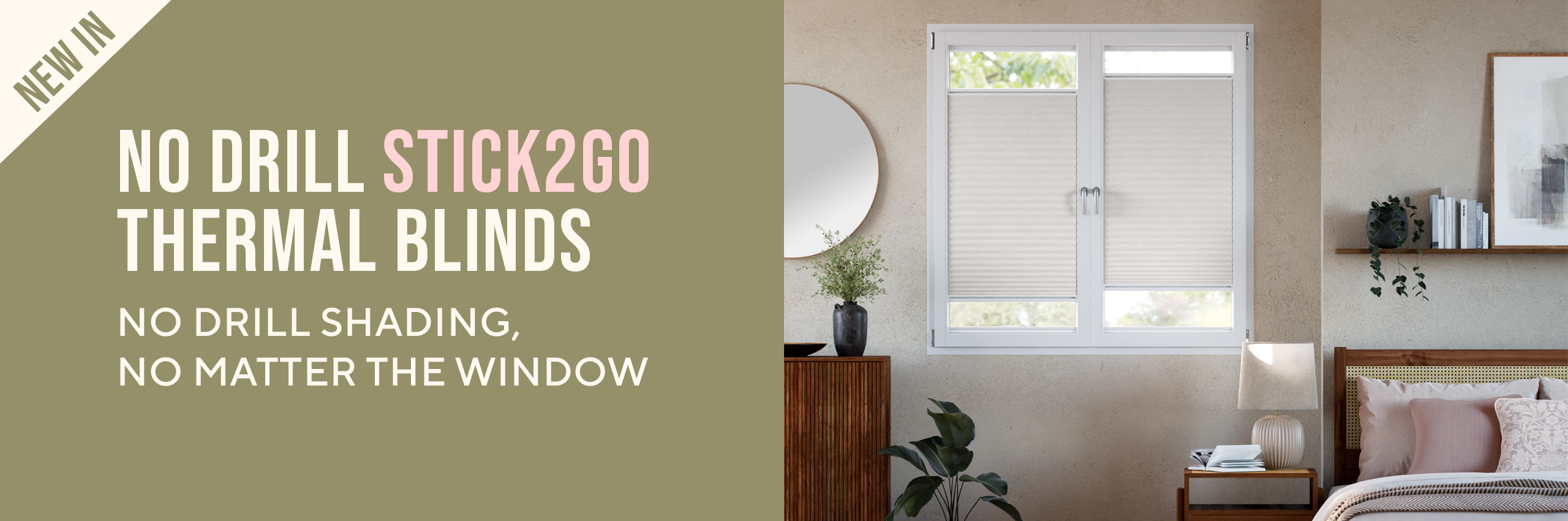 Made to Measure No Drill Blinds