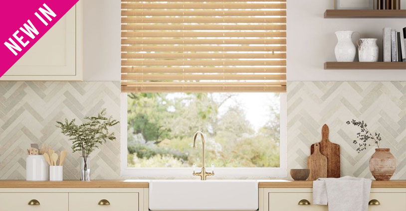 New In: Click2Go Wooden Blinds
