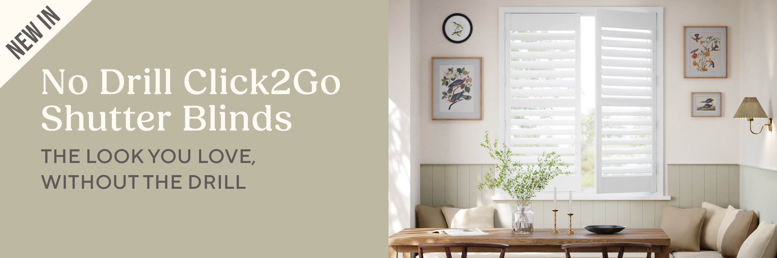 Made to Measure No Drill Blinds