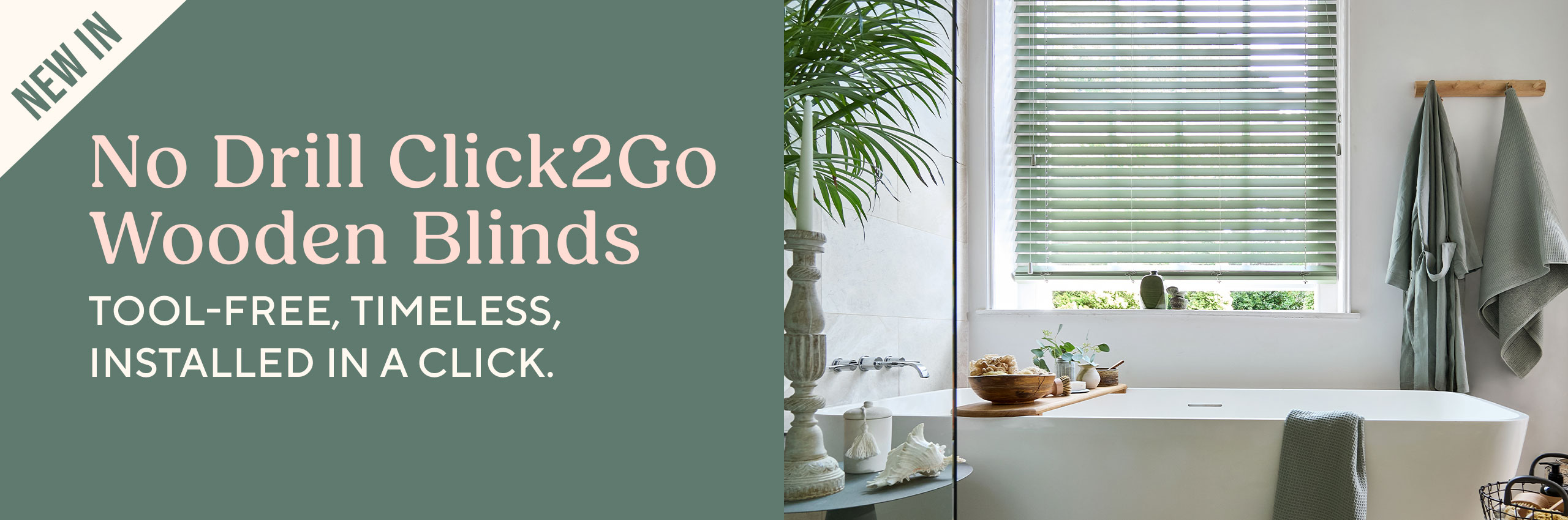 Made to Measure No Drill Blinds