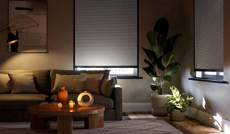 Blackout Blinds with Side Tracks