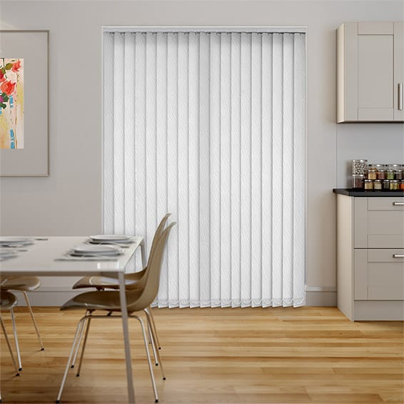 Faroe Ice White Vertical Blind